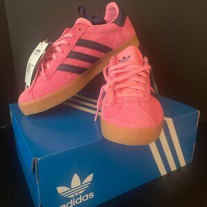Adidas Gazelle - Bliss Pink Dark Blue Mens 5